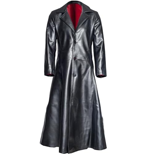 JIULINGHOU Herren-Mantel, Retro-Stil, Steampunk-Stil, Leder, Vintage, lang, Trenchcoat im Gothic-Stil, für Partys JIULINGHOU Herren-Mantel, Retro-Stil, Steampunk-Stil, Leder, Vintage, lang, Trenchcoat im Gothic-Stil, für Partys von JIULINGHOU