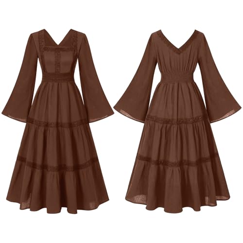 JIULINGHOU Mittelalterliches Kostüm Renaissance Kleid Damen viktorianisches Ballkleid Gothic Piratenkostüm von JIULINGHOU