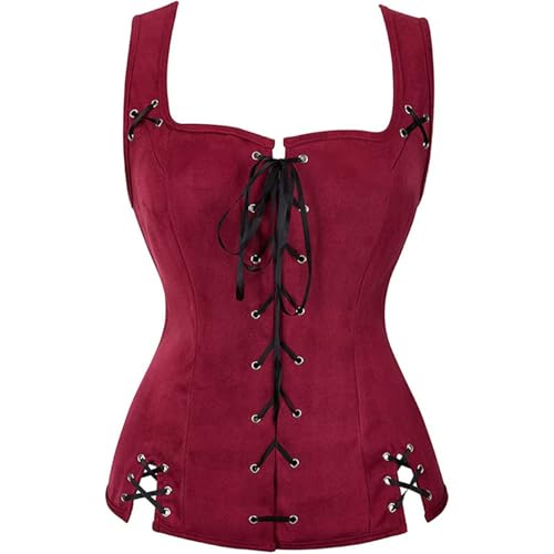 JIULINGHOU Piratenweste für Erwachsene, mittelalterliches Renaissance-Kostüm, Steampunk-Weste, Gothic-Weste von JIULINGHOU