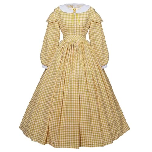 JIULINGHOU Regency-Kostüm für Damen und Mädchen, Kolonial-Pärie-Kleid, Bürgerkriegskleid von JIULINGHOU