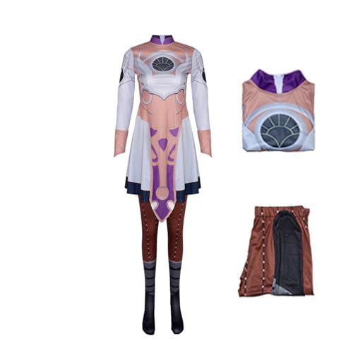 JIULINGHOU Shadowheart Kostüm Shadowheart Cosplay Baldurs Gate Kostüm Full Suit Jacke Halloween Outfits von JIULINGHOU