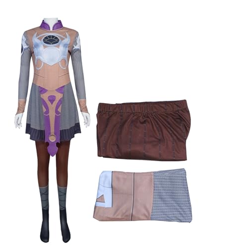 JIULINGHOU Shadowheart Kostüm für Herren, Shadowheart Cosplay, Baldurs Tor-Kostüm, voller Anzug, Jacke, Halloween-Outfits JIULINGHOU Shadowheart Kostüm für Herren, Shadowheart Cosplay, Baldurs Tor-Kostüm, voller Anzug, Jacke, Halloween-Outfits von JIULINGHOU