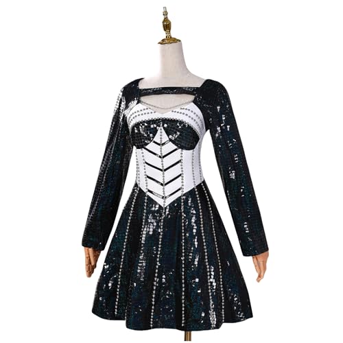 JIULINGHOU The Musical Jane Seymour Cosplay Kostüm Sechs Musiktheater Schwarz Kleid Anzug Halloween Party JIULINGHOU The Musical Jane Seymour Cosplay Kostüm Sechs Musiktheater Schwarz Kleid Anzug Halloween Party von JIULINGHOU