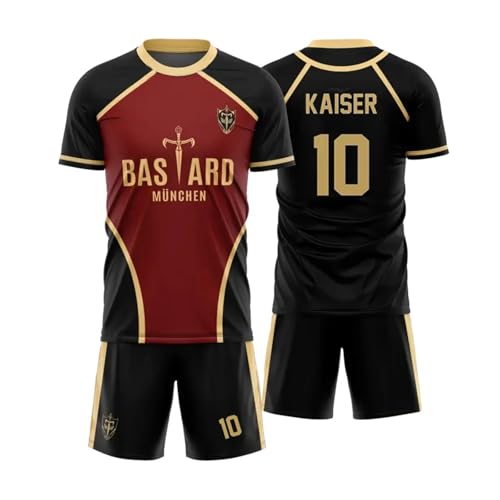 JIULINGHOU Yoichi Isagi Anime Cosplay Kostüm T-Shirt für Mann Fußball Trikot Set mit Zahlen Halloween Uniform JIULINGHOU Yoichi Isagi Anime Cosplay Kostüm T-Shirt für Mann Fußball Trikot Set mit Zahlen Halloween Uniform von JIULINGHOU