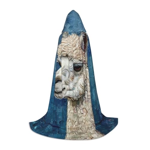 JIUTY Alpaka-Llama, Halloween-Hoodie, Robe, Cosplay, Party-Requisiten, Kapuzenumhang, Karneval, Accessoire für Party JIUTY Alpaka-Llama, Halloween-Hoodie, Robe, Cosplay, Party-Requisiten, Kapuzenumhang, Karneval, Accessoire für Party von JIUTY