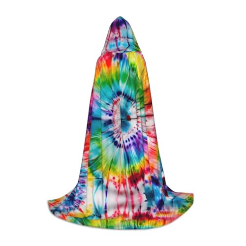JIUTY Batik-Hippie-Kapuzenpullover für Halloween, Cosplay, Party-Requisiten, Kapuzenumhang, Karnevals-Zubehör für Party JIUTY Batik-Hippie-Kapuzenpullover für Halloween, Cosplay, Party-Requisiten, Kapuzenumhang, Karnevals-Zubehör für Party von JIUTY
