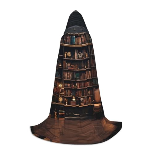 JIUTY Bibliothek Bücherregal Halloween Hoodies Robe Cosplay Capes Party Requisiten Kapuzenumhang Umhang Karneval Zubehör für Party JIUTY Bibliothek Bücherregal Halloween Hoodies Robe Cosplay Capes Party Requisiten Kapuzenumhang Umhang Karneval Zubehör für Party von JIUTY