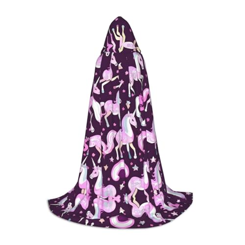 JIUTY Einhorn-Umhang für Halloween, Cosplay, Party-Requisiten, Kapuzenumhang, Karneval, Accessoire für Party JIUTY Einhorn-Umhang für Halloween, Cosplay, Party-Requisiten, Kapuzenumhang, Karneval, Accessoire für Party von JIUTY