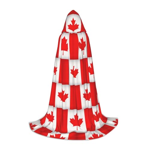 JIUTY Halloween-Kapuzenpullover mit kanadischer Flagge, Cosplay, Party-Requisiten, Kapuzenumhang, Karnevals-Zubehör für Party JIUTY Halloween-Kapuzenpullover mit kanadischer Flagge, Cosplay, Party-Requisiten, Kapuzenumhang, Karnevals-Zubehör für Party von JIUTY