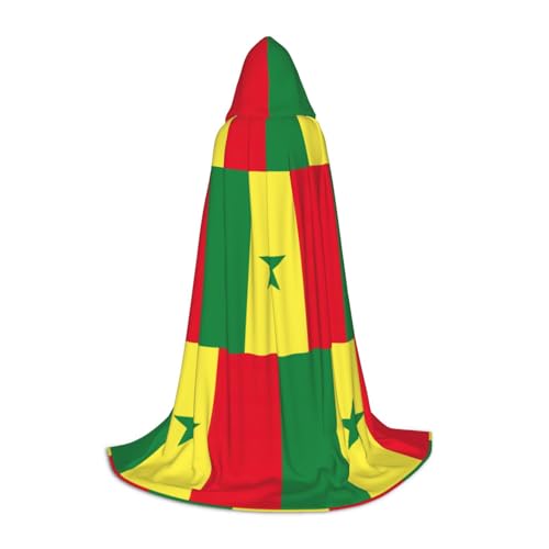 JIUTY Kapuzenumhang mit Flagge des Senegals, Halloween, Cosplay, Party-Requisiten, Kapuzenumhang, Karnevals-Zubehör für Party JIUTY Kapuzenumhang mit Flagge des Senegals, Halloween, Cosplay, Party-Requisiten, Kapuzenumhang, Karnevals-Zubehör für Party von JIUTY