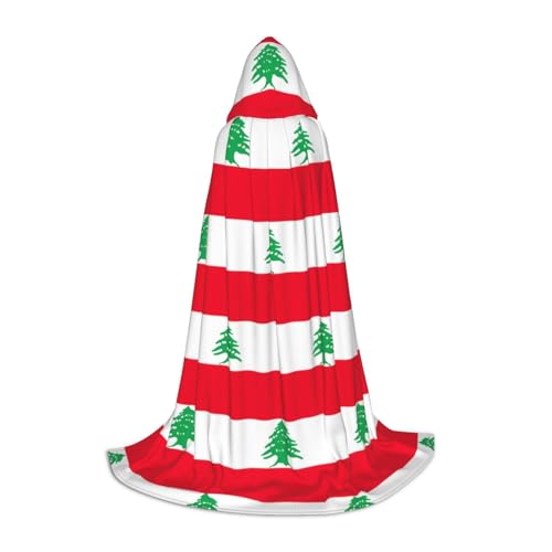 JIUTY Kapuzenumhang mit Libanon-Flagge, Halloween, Cosplay, Party-Requisiten, Kapuzenumhang, Karnevals-Zubehör für Party JIUTY Kapuzenumhang mit Libanon-Flagge, Halloween, Cosplay, Party-Requisiten, Kapuzenumhang, Karnevals-Zubehör für Party von JIUTY
