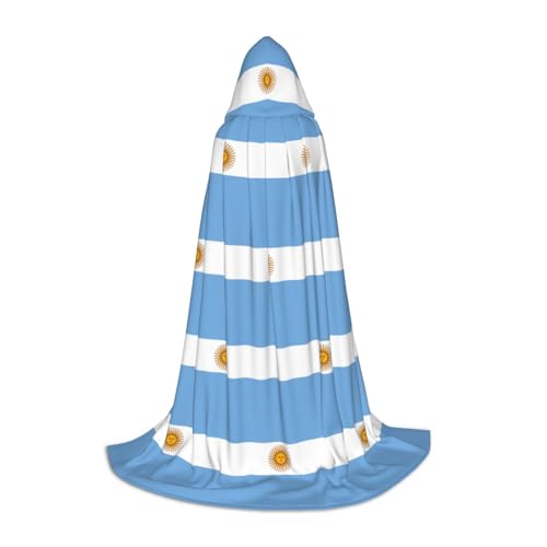 JIUTY Kapuzenumhang mit argentinischer Flagge, Halloween, Cosplay, Party-Requisiten, Kapuzenumhang, Karneval, Accessoire für Party JIUTY Kapuzenumhang mit argentinischer Flagge, Halloween, Cosplay, Party-Requisiten, Kapuzenumhang, Karneval, Accessoire für Party von JIUTY