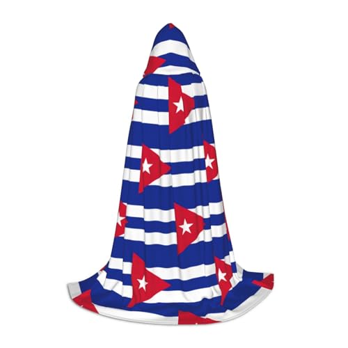 JIUTY Kapuzenumhang mit kubanischer Flagge, Halloween, Cosplay, Party-Requisiten, Kapuzenumhang, Karnevals-Zubehör für Party JIUTY Kapuzenumhang mit kubanischer Flagge, Halloween, Cosplay, Party-Requisiten, Kapuzenumhang, Karnevals-Zubehör für Party von JIUTY