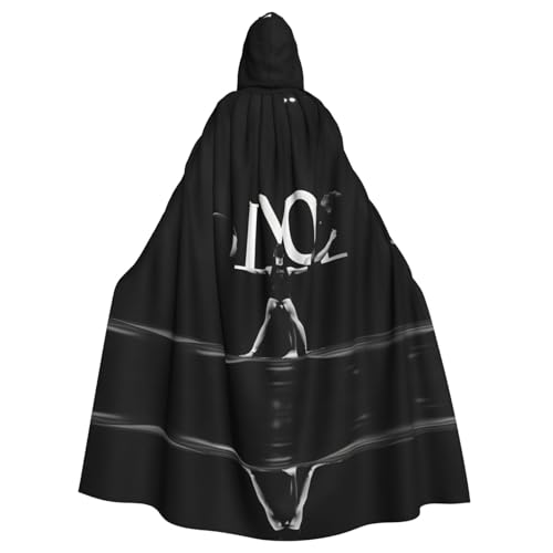JIUTY Liebesgymnastik-Maskerade, Erwachsenen-Umhang mit Kapuze, 140 cm lang, perfekt für Halloween-Partys, Tänze von JIUTY
