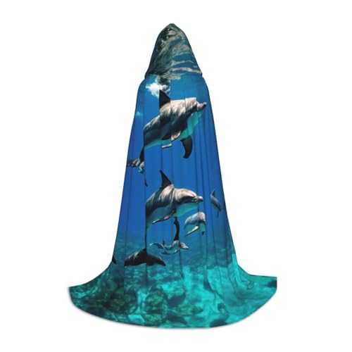 JIUTY Lustiger Tier-Delfin-Halloween-Hoodie, Robe, Cosplay, Party-Requisiten, Kapuzenumhang, Karnevals-Zubehör für Party JIUTY Lustiger Tier-Delfin-Halloween-Hoodie, Robe, Cosplay, Party-Requisiten, Kapuzenumhang, Karnevals-Zubehör für Party von JIUTY