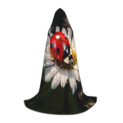 JIUTY Marienkäfer-Blumen-Kapuzenpullover, Robe, Cosplay, Party-Requisiten, Kapuzenumhang, Karnevals-Zubehör für Party JIUTY Marienkäfer-Blumen-Kapuzenpullover, Robe, Cosplay, Party-Requisiten, Kapuzenumhang, Karnevals-Zubehör für Party von JIUTY