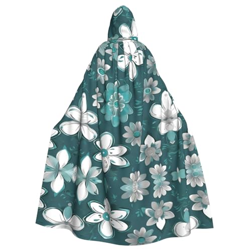 JIUTY Maskerade mit Blumenmuster, für Erwachsene, 140 cm lang, perfekt für Halloween-Partys, Tänze JIUTY Maskerade mit Blumenmuster, für Erwachsene, 140 cm lang, perfekt für Halloween-Partys, Tänze von JIUTY