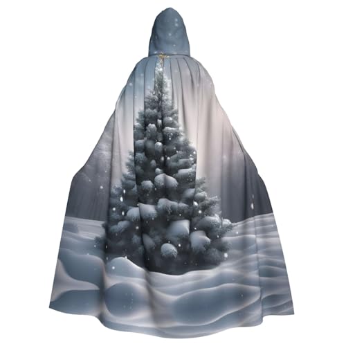 JIUTY Weihnachtsbaum-Maskerade, mit Kapuze, für Erwachsene, 140 cm lang, perfekt für Halloween-Partys, Tänze von JIUTY