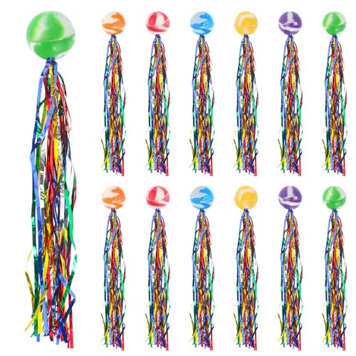 JIYIN 12 Stück Hüpfbälle für Kinder, Springball mit Farbige Bänder Hüpfball Kinder Mitbringsel kindergeburtstag Bounce Ball für Mitgebsel mitgebsel Kindergeburtstag JIYIN 12 Stück Hüpfbälle für Kinder, Springball mit Farbige Bänder Hüpfball Kinder Mitbringsel kindergeburtstag Bounce Ball für Mitgebsel mitgebsel Kindergeburtstag von JIYIN