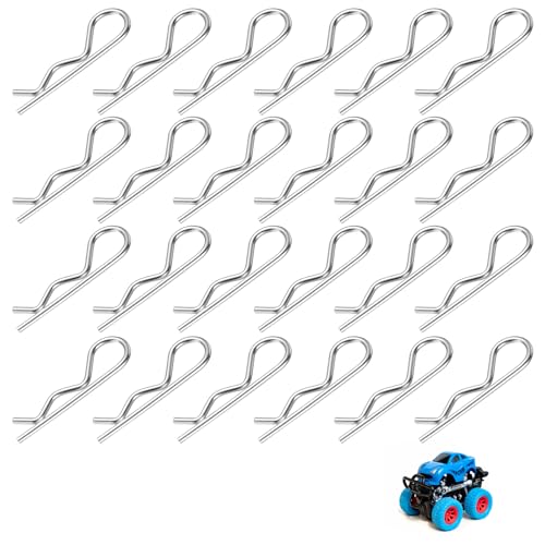 JIYIN BOHUIZ 100 Stück RC Karosserie Klammern, RC Car Clips Deerc Ersatzteile Karosserieklammern R Körper Shell Pin 1/10 1/12 1/16 Splinte Rc Auto Klemmen Ersatzteile JIYIN BOHUIZ 100 Stück RC Karosserie Klammern, RC Car Clips Deerc Ersatzteile Karosserieklammern R Körper Shell Pin 1/10 1/12 1/16 Splinte Rc Auto Klemmen Ersatzteile von JIYIN