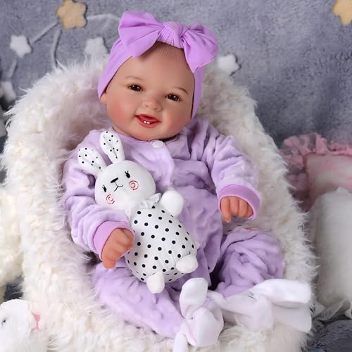 JIZHI lebensechte babypuppen silikon Baby 17inch JIZHI lebensechte babypuppen silikon Baby 17inch von JIZHI