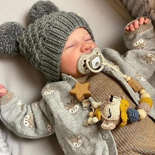 JIZHI Reborn-Baby Junge - 17-Zoll realistische, lebensechte, anatomisch korrekte Ganzkörper-Vinyl-Baby-Puppen mit Puppen-Zubehör für Kinder ab 3 Jahren von JIZHI