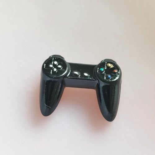 1 x schwarzes Puppenhausmodell, Gamepad, Modell-Gamepad, Puppenhaus, kabelloser Game-Controller, Dekoration, 1:12, Dekor-Zubehör 1 x schwarzes Puppenhausmodell, Gamepad, Modell-Gamepad, Puppenhaus, kabelloser Game-Controller, Dekoration, 1:12, Dekor-Zubehör von JIzian