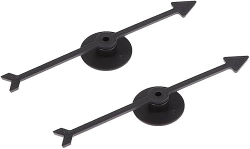 JIzian 2 Stück schwarzes Spinner-Spiel, ansprechendes Brettpfeil-Set, für Zuhause und Schule, Party, Spinner, Kunststoffhandwerk mit Saugnapf, Brettspiele, Zubehör von JIzian