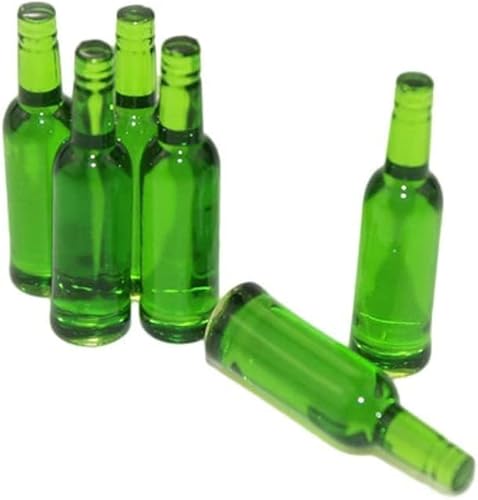 Mini-Bier-Getränke, Miniatur-Puppenhaus-Bierglas-Modell, Puppen-Getränke, Küche, Weinflaschen, Spielzeug, Zubehör, Puppenhaus-Miniatur-Bierflasche, Essgetränke, Dekorationen, 6 Stück Mini-Bier-Getränke, Miniatur-Puppenhaus-Bierglas-Modell, Puppen-Getränke, Küche, Weinflaschen, Spielzeug, Zubehör, Puppenhaus-Miniatur-Bierflasche, Essgetränke, Dekorationen, 6 Stück von JIzian