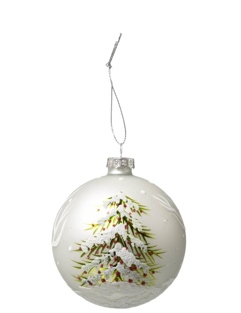 Christbaumkugel Weihnachtsbaummotiv bunt 8 cm von JJA