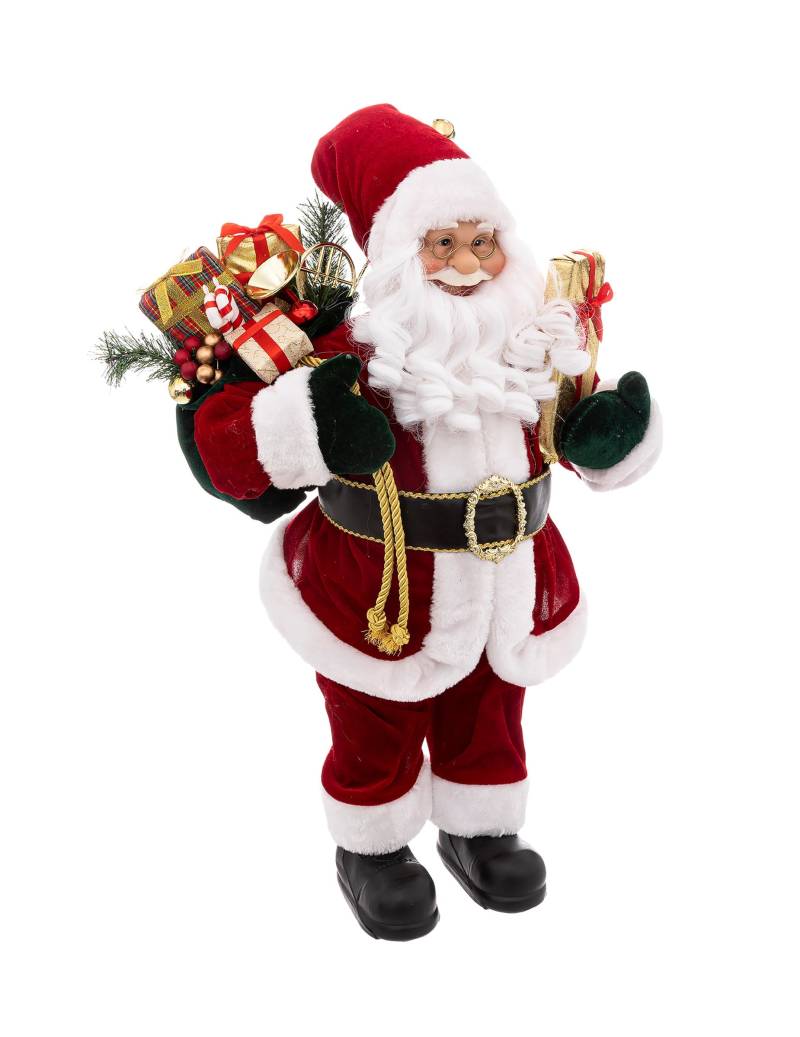 Luxus Weihnachtsmann Dekofigur 60 cm aus Samt Luxus Weihnachtsmann Dekofigur 60 cm aus Samt von JJA