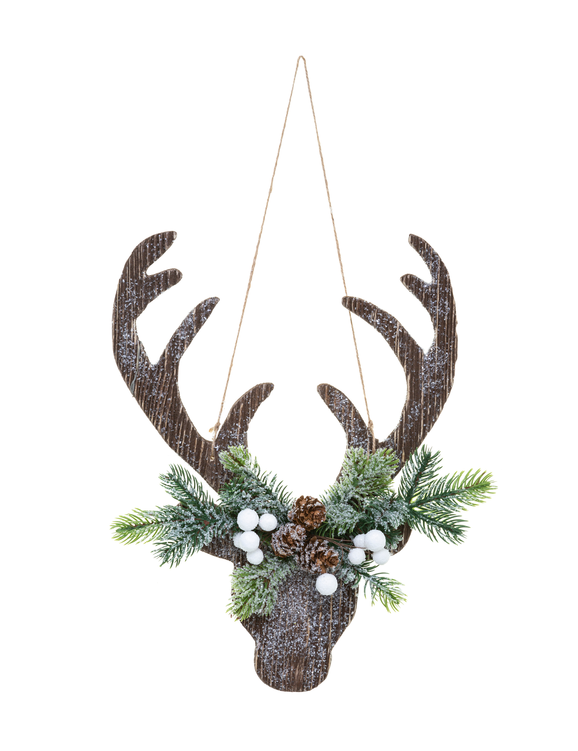 Rentier-Hängedeko aus Holz 34 cm Weihnachtsdekoration Rentier-Hängedeko aus Holz 34 cm Weihnachtsdekoration von JJA