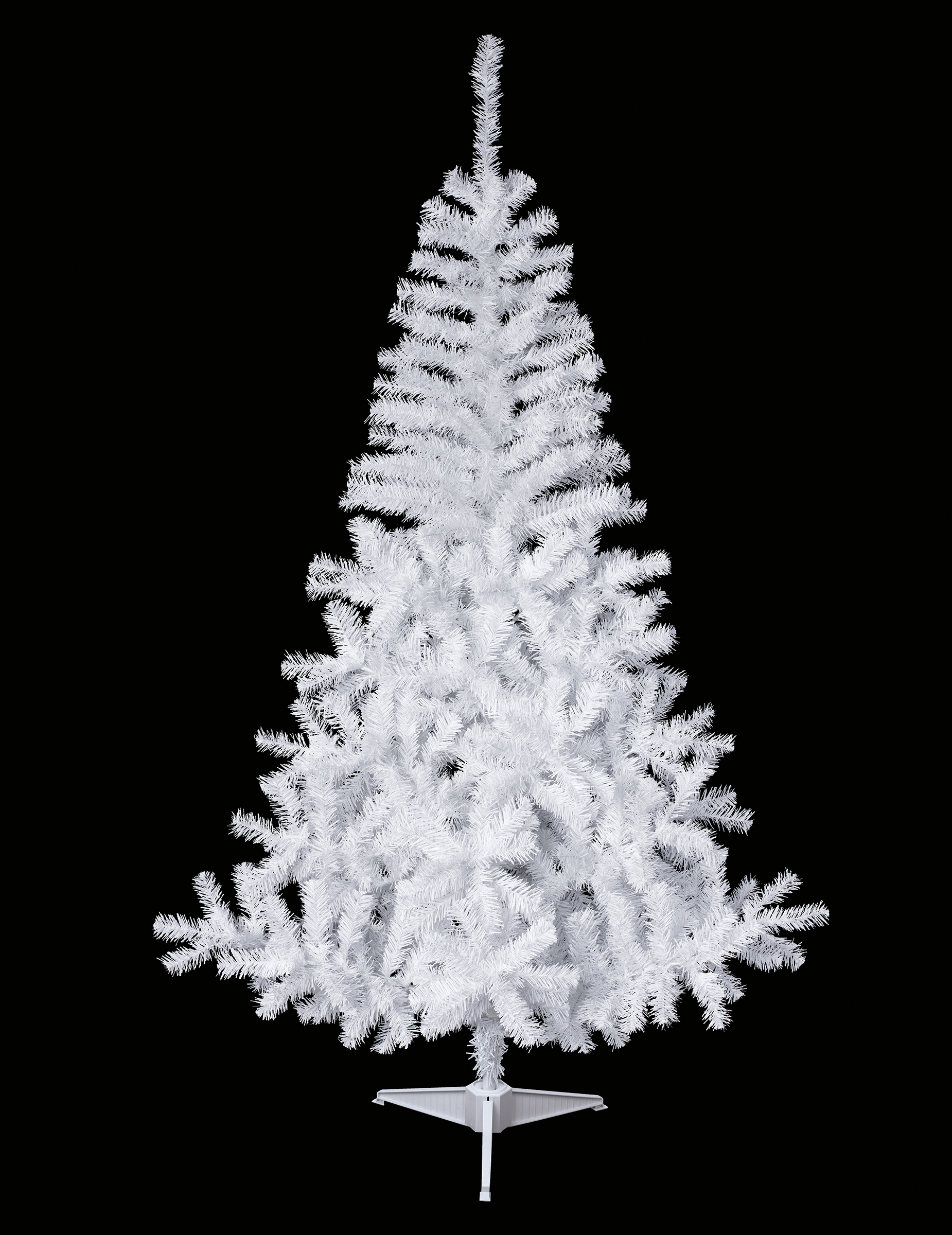 Schneebedeckter künstlicher Tannenbaum mit Standfuß weiß 150 cm von JJA