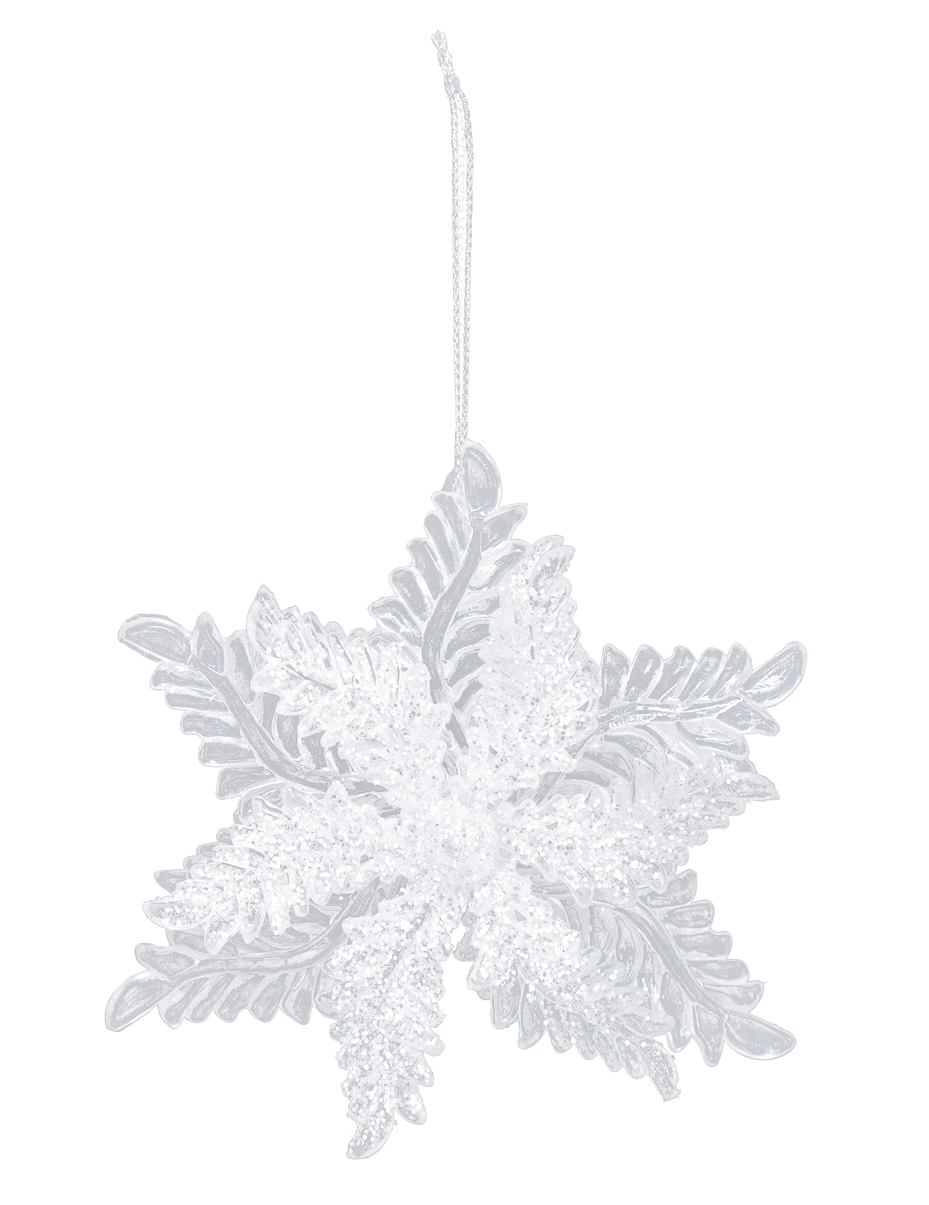 Schneeflocken-Christbaumanhänger Weihnachtsdeko 11 cm Schneeflocken-Christbaumanhänger Weihnachtsdeko 11 cm von JJA