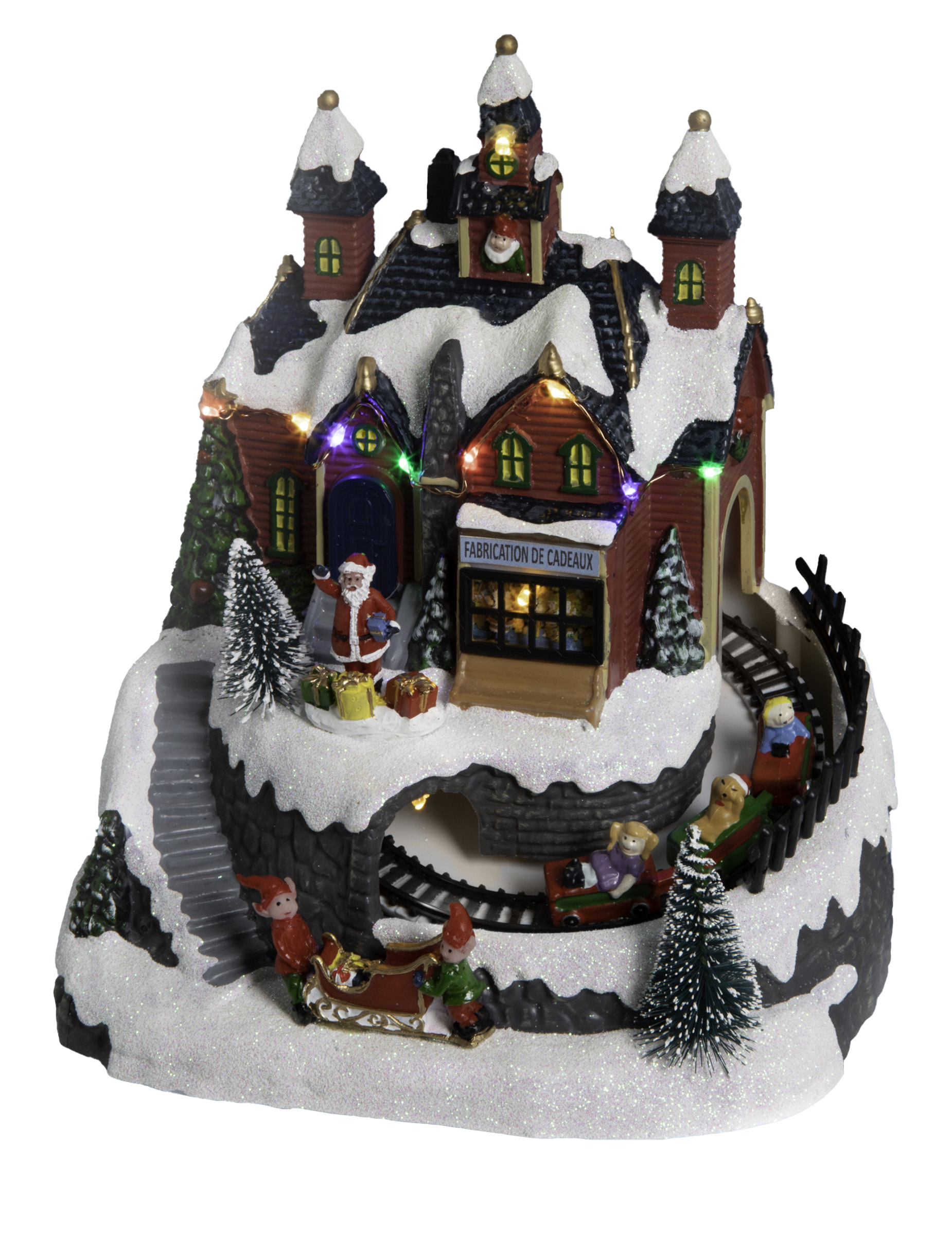 Weihnachtsdorf Werkstatt 20 x 19 cm animiert und musikalisch Weihnachtsdorf Werkstatt 20 x 19 cm animiert und musikalisch von JJA