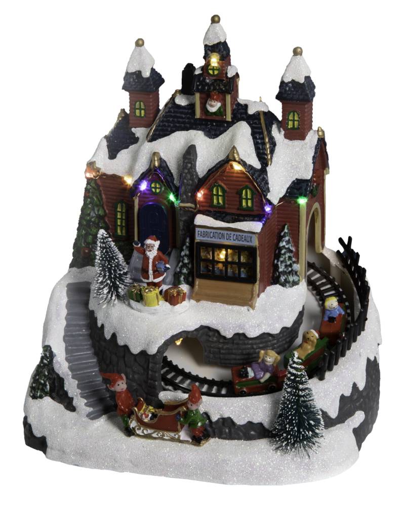 Weihnachtsdorf Werkstatt 20 x 19 cm animiert und musikalisch Weihnachtsdorf Werkstatt 20 x 19 cm animiert und musikalisch von JJA