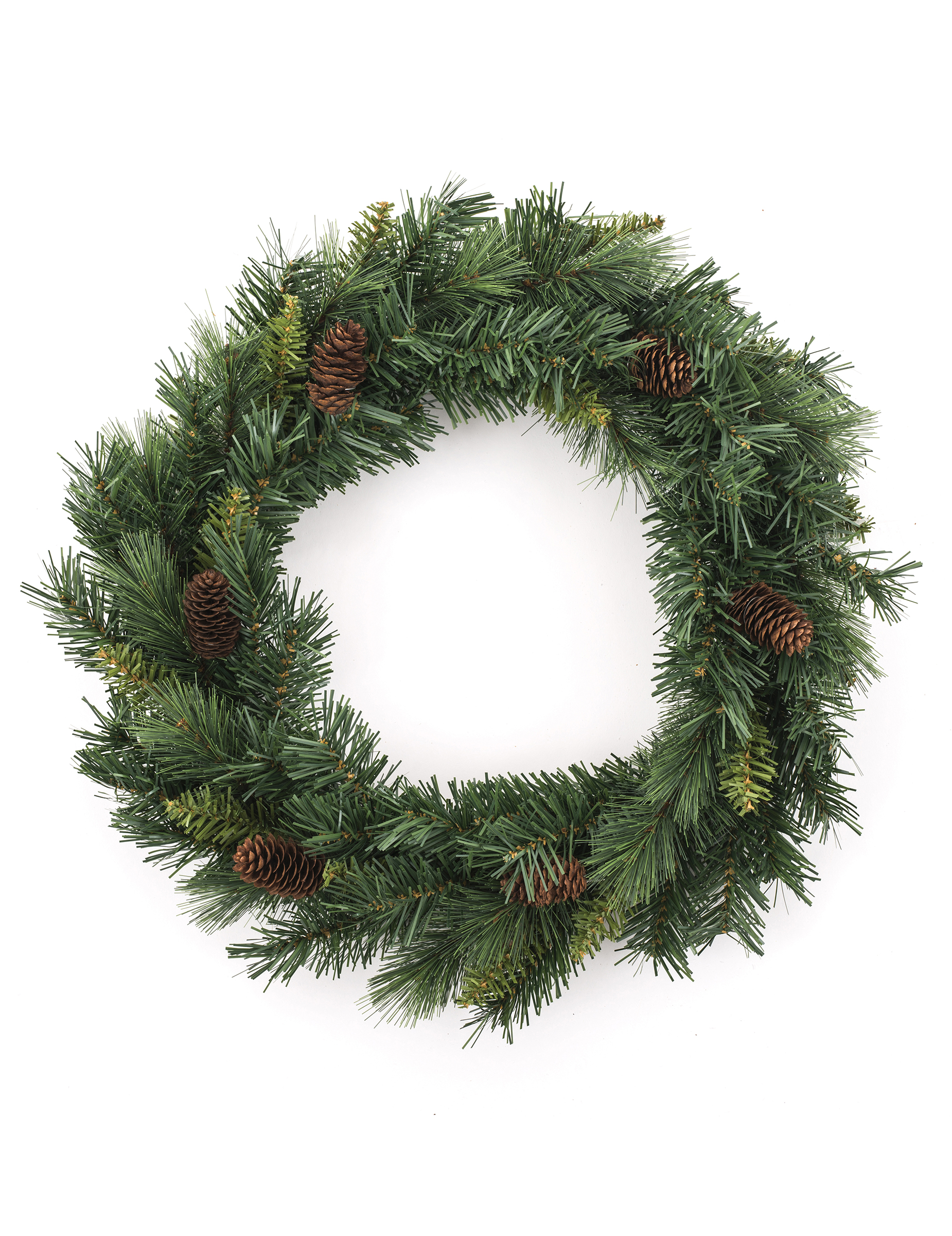 Weihnachtskranz mit Tannenzapfen grün-braun 40 cm Weihnachtskranz mit Tannenzapfen grün-braun 40 cm von JJA