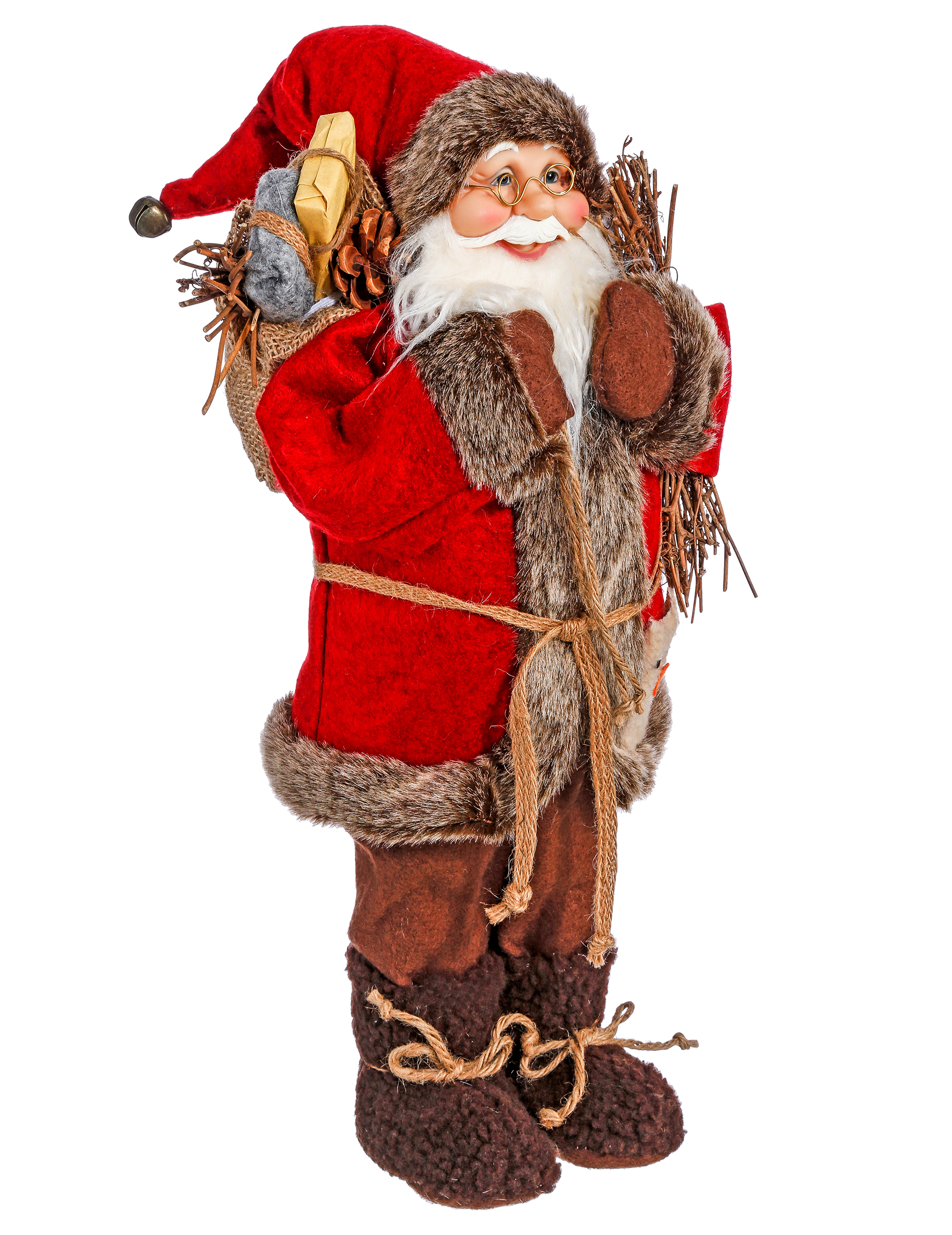 Weihnachtsmann-Dekofigur bunt 30 cm von JJA