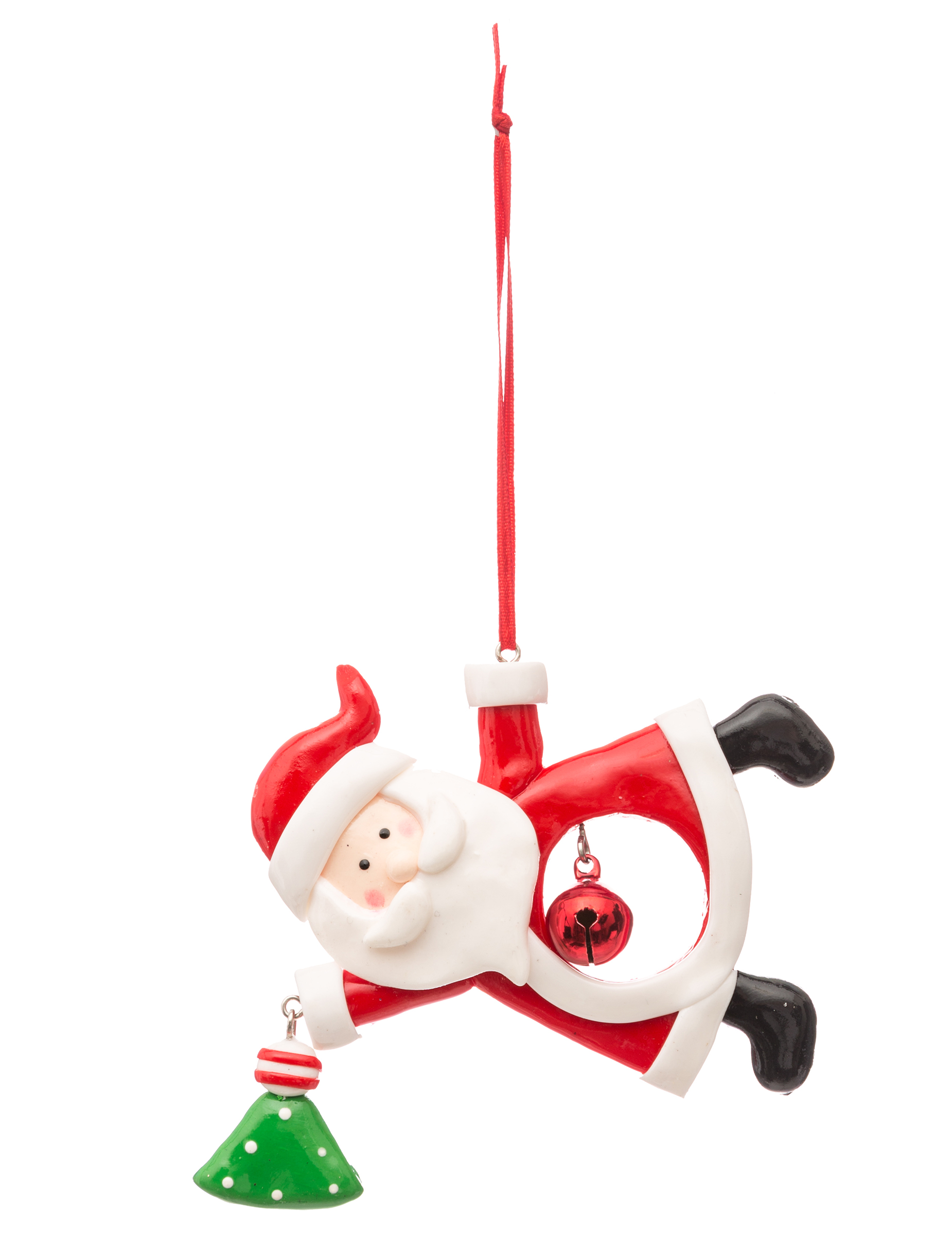 Weihnachtsmann-Hängedeko Weihnachten weiss-rot 10 cm Weihnachtsmann-Hängedeko Weihnachten weiss-rot 10 cm von JJA