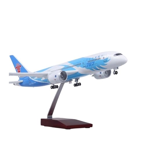 JJOIAS 1/130 für Boeing 787 Legierung Flugzeug Modell Simulation Mit Rädern Statische Miniatur Schreibtisch Dekoration Sammlung Souvenir Gürtel Parkplatz Apron43CM von JJOIAS