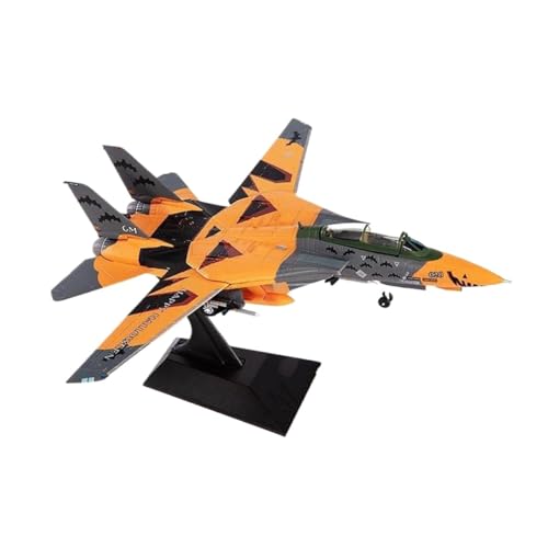 JJOIAS Druckguss-Metalllegierung im Maßstab 1:144 für F-14 Tomcat Aircraft Fighter Replik-Modellspielzeug für Sammeln, Desktop-Miniatur-Display, 13 cm von JJOIAS