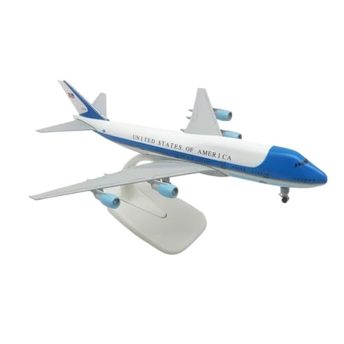 JJOIAS Für Boeing B747 Replika-Flugzeugmodell, Simulationslegierung, Desktop-Dekoration, Miniatur-Luftfahrtmodell, eine kostenlose Schürze von JJOIAS