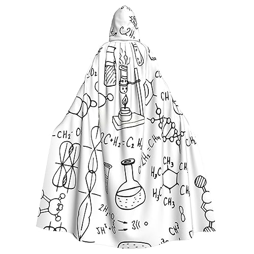 JJPUNGK Chemie-Druck, bequemer Kapuzenumhang für Damen und Herren, für Karneval, Cosplay und Themenpartys JJPUNGK Chemie-Druck, bequemer Kapuzenumhang für Damen und Herren, für Karneval, Cosplay und Themenpartys von JJPUNGK