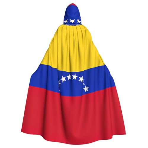 JJPUNGK Flagge von Venezuela, bequemer Kapuzenumhang für Damen und Herren, für Karneval, Cosplay und Mottopartys JJPUNGK Flagge von Venezuela, bequemer Kapuzenumhang für Damen und Herren, für Karneval, Cosplay und Mottopartys von JJPUNGK