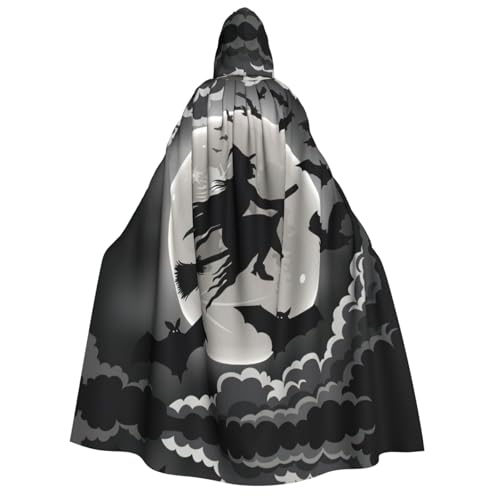 JJPUNGK Halloween-Hexen-Druck, weicher Kapuzenumhang für Cosplay, Karneval, Maskerade, Partys und Themen-Dekorationen JJPUNGK Halloween-Hexen-Druck, weicher Kapuzenumhang für Cosplay, Karneval, Maskerade, Partys und Themen-Dekorationen von JJPUNGK