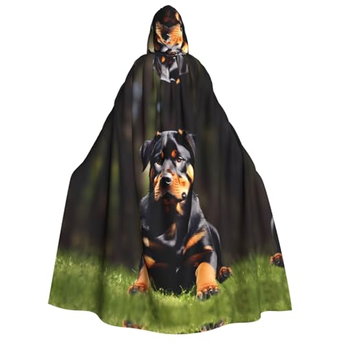 JJPUNGK Rottweiler Tapetendruck, weicher Kapuzenumhang für Cosplay, Karneval, Maskerade, Partys und Themendekorationen JJPUNGK Rottweiler Tapetendruck, weicher Kapuzenumhang für Cosplay, Karneval, Maskerade, Partys und Themendekorationen von JJPUNGK