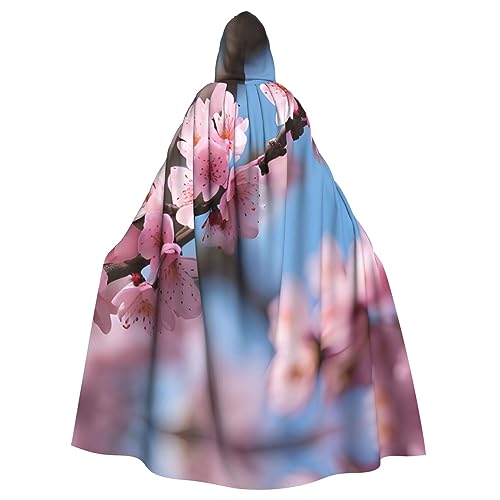 JJPUNGK Schöner Kirschblüten-Druck, bequemer Kapuzenumhang für Damen und Herren, für Karneval, Cosplay und Mottopartys JJPUNGK Schöner Kirschblüten-Druck, bequemer Kapuzenumhang für Damen und Herren, für Karneval, Cosplay und Mottopartys von JJPUNGK
