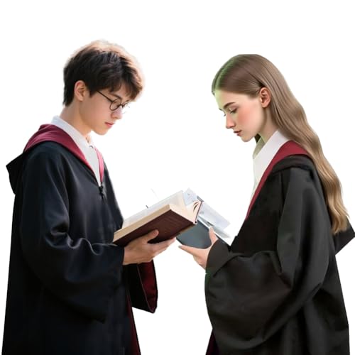JJZENKD Magier Robe, Kostüm Set für Erwachsene (XXL) von JJZENKD