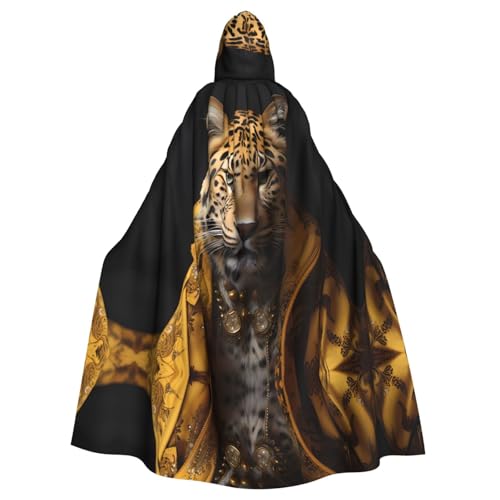JKIEGOQ Kapuzenumhang für Erwachsene, Leopardenmuster in Lederjacke, für Halloween-Kostümpartys und mehr JKIEGOQ Kapuzenumhang für Erwachsene, Leopardenmuster in Lederjacke, für Halloween-Kostümpartys und mehr von JKIEGOQ