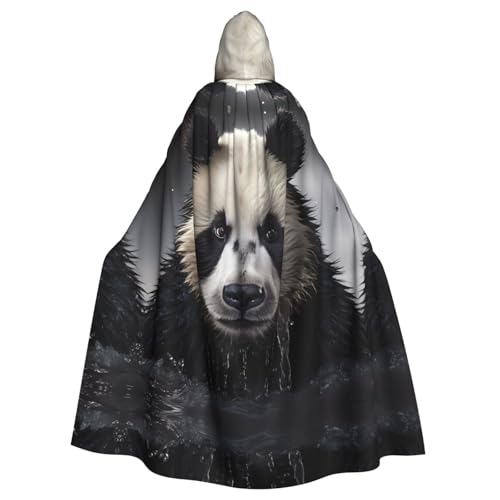JKIEGOQ Umhang mit Kapuze für Erwachsene, Motiv: Panda im Wasser, für Halloween-Kostümpartys und mehr JKIEGOQ Umhang mit Kapuze für Erwachsene, Motiv: Panda im Wasser, für Halloween-Kostümpartys und mehr von JKIEGOQ